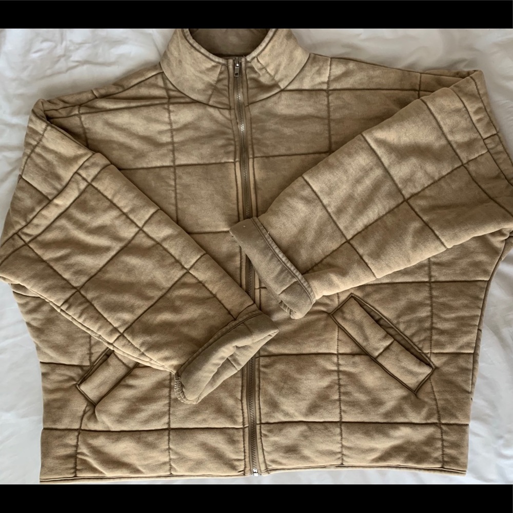 Forever21 Quilted Jacket, Brown. Plus Size 0X